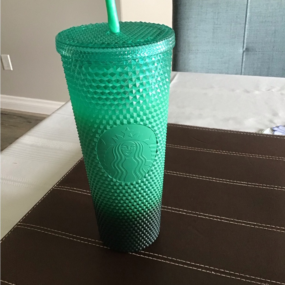 Starbucks 2022 Waxberry Mint Green Ombré Studded Venti Tumbler